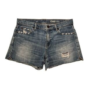 GAP Women's Distressed Cutoff HiRise Shorts - 28R